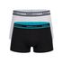 KIT CUECA TRUNK PRETO/MESCLA