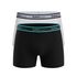 KIT CUECA BOXER PRETO/MESCLA