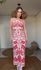 Vestido Midi Coqueiro De Flor Estampado