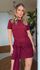 Vestido Curto Taís Vinho