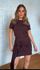 Vestido Curto Taís Marrom