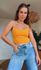 Cropped Corset Gabi Amarelo