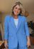 Blazer Estruturado Chiclé Azul