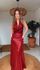 Vestido Paetê Paola Chiclé Vermelha