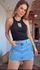 Regata Maxi Flor Preto 