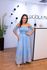 Vestido Abril Lasteque Azul Bebê | Longo com Bordados e Modelo Ciganinha – Elegância e Delicadeza do 36 ao 44