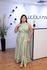 Vestido Longo Kendall em Tecido Corona Verde Menta | Modelagem Elegante e Atemporal (36 ao 46)