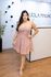 Vestido Valentina Curto em Lese Rosé | Leveza e Delicadeza para Momentos Especiais