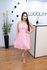 Vestido Valentina Curto em Lese Rosa | Leveza e Delicadeza para Momentos Especiais