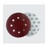Pac 5 Discos De Lixa 080 180MM 8 Furos NAUBER