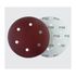 Pac 5 Discos De Lixa 100 225MM 6 Furos NAUBER