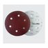 Pac 5 Discos De Lixa 220 225MM 6 Furos NAUBER