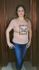 T-SHIRT VISCOSE MARRON