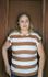 T-SHIRT LISTRADA MARRON