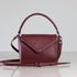 Bolsa Dani Marsala - Metal Grafite | Couro Legítimo