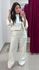 Conjunto Moletinho Risca de Giz - BRANCO