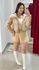 Short Saia Alfaiataria C/ Cinto - NUDE