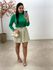 Saia Plissada Tricot - MESCLA