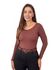 Body Lorena Marrom Costa Nua 