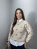 Blusa Trico Amanda Creme com Nude