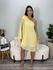 Vestido Nobreza Amarelo Mantega 
