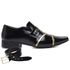Sapato Social Jota Pe Verniz Preto/Ouro Velho Air Menphis Gold + Cinto de Verniz