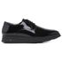 Sapato Jota Pe Casual Preto em Couro Verniz Air Imola