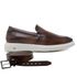 Sapato Jota Pe Casual Marrom em Couro Air Sandler + Cinto de Couro