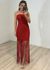 Vestido Franjas Coralina 