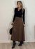 Saia Midi Suede 