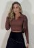 Blusa Tricot Gola Polo