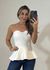 Top Tricot Tomara que Caia Peplum 