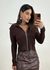 Cardigan Trico Zíper Aurora