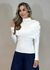Blusa Tricot Gola Removível 