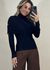 Blusa Tricot Gola Removível 