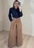  Calça pantalona Ampla com amarração