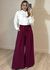 Calça pantalona Ampla com amarração