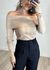 Blusa Tricot Ombro A Ombro