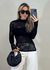 Blusa Tricot Rendado