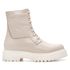 Bota Coturno Feminino Tratorado Off White