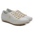 Sapatênis Casual Feminino Sintético Off White