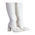 Bota Feminina Cano Longo Croco Off White