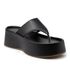 Tamanco Feminino Flat Plataforma Preto