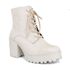 Coturno Feminino Tratorado Off White