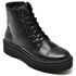 Coturno Feminino Couro Tratorado Preto