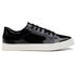 Tênis Feminino Casual Couro Legítimo Verniz Preto