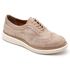 Sapato Oxford Feminino Couro Camurça Areia 