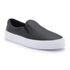 Slip On Feminino Casual Solado Borracha Sintético Preto