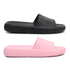 Kit 2 Pares Chinelo Feminino Nuvem Premium Rosa e Preto