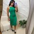 Vestido costa nua verde